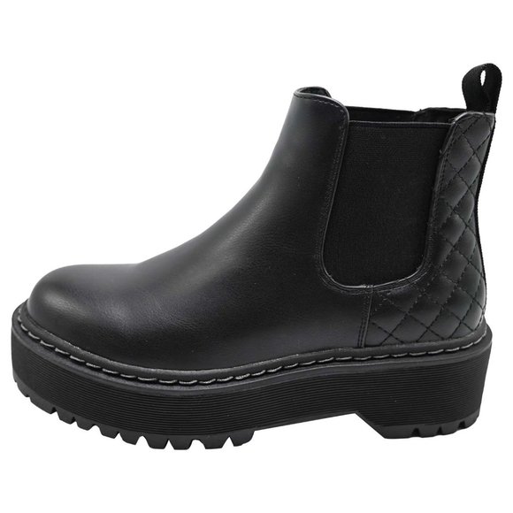 Steve Madden Lug-Sole Chelsea Booties - Picture 2 of 5